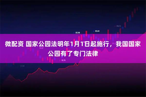 微配资 国家公园法明年1月1日起施行，我国国家公园有了专门法律